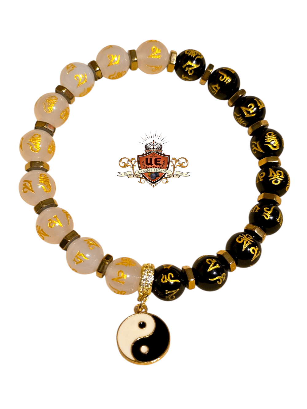 Image of Urban Ellegance Unisex Yin Yang Harmony Bracelet