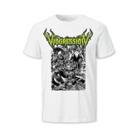 Image 1 of Viogression Demons T-Shirt White/Green