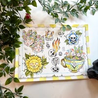 May Queen Tattoo Flash Print