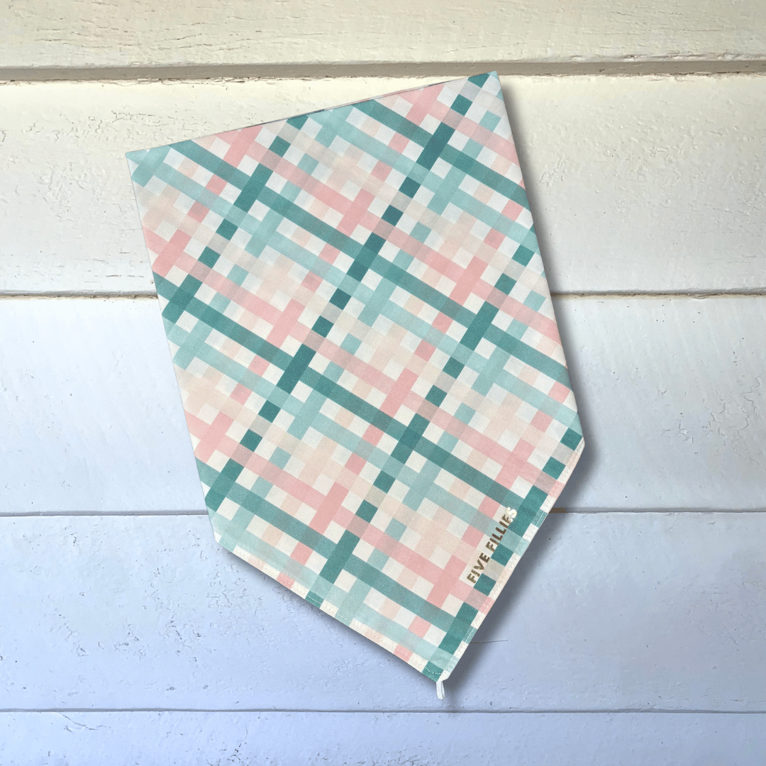 Image of Pastel Plaid Scarf