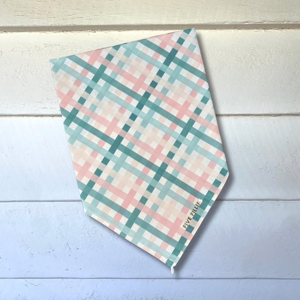 Image of Pastel Plaid Scarf