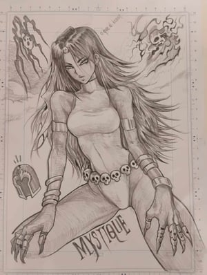 Image of Original Sketch Cover: Mystique // Hyde Zhang