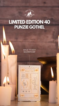 Image 4 of LONG-HAIRED WITCH PRINCESS : 4" Poster Pin (Limited Edition 40)