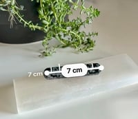 Image 2 of SNOW FLAKE OBSIDIAN WAND 
