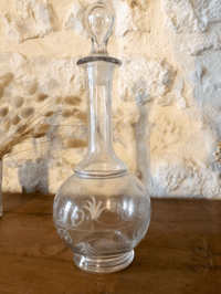 Image 3 of Carafe en verre ancienne