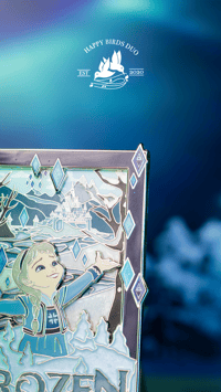 Image 4 of WINTER ELSA: 4" Poster Pin (Limited Edition 40)