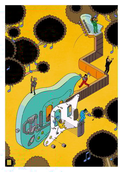 Image of Get Rhythm / Ry Cooder (50x70cm)
