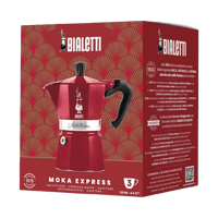 Image 2 of Bialetti Moka Express 3 Cup Deco Glamour Red