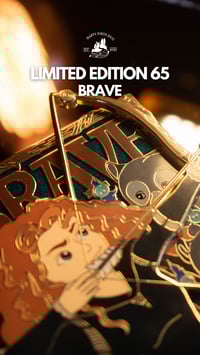 Image 1 of ARCHER PRINCESS : 4" Poster Pin (Limited Edition 65)