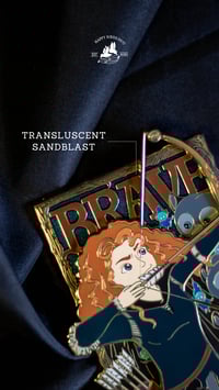 Image 3 of ARCHER PRINCESS : 4" Poster Pin (Limited Edition 65)