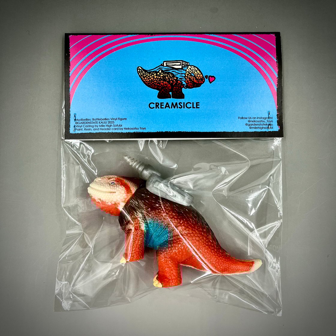 Image of Mudbellies: Battlebellies soft vinyl toy - Creamsicle