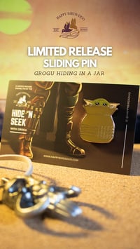 Image 1 of GREEN BEAN IN A JAR (Interactive Sliding Pin)
