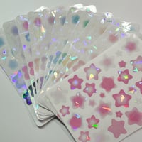 Image 1 of ombré stars holo