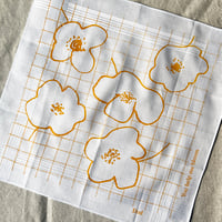 Image 2 of Dad You Help Me Bloom Printed Cotton Handkerchief 