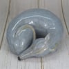 Nimbus Blue Sighthound Sculpture