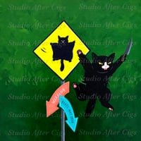 Image 1 of WARNING: Sudden Jump-Out HISS Zone. Pants May Drop. Dignity Might Not Return. (O)
