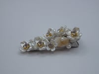 Image 13 of White Bouquet Hair Clip