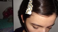 Image 19 of White Bouquet Hair Clip