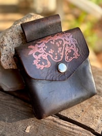 Image 5 of Original Tom Fugle Strawberries Leather Stash Pouch