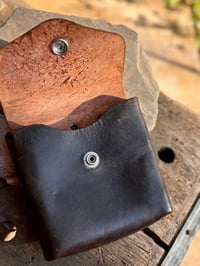 Image 7 of Original Tom Fugle Strawberries Leather Stash Pouch