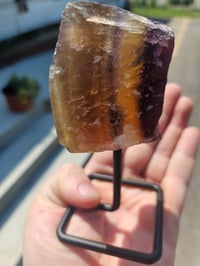 Argentinian Fluorite on stand