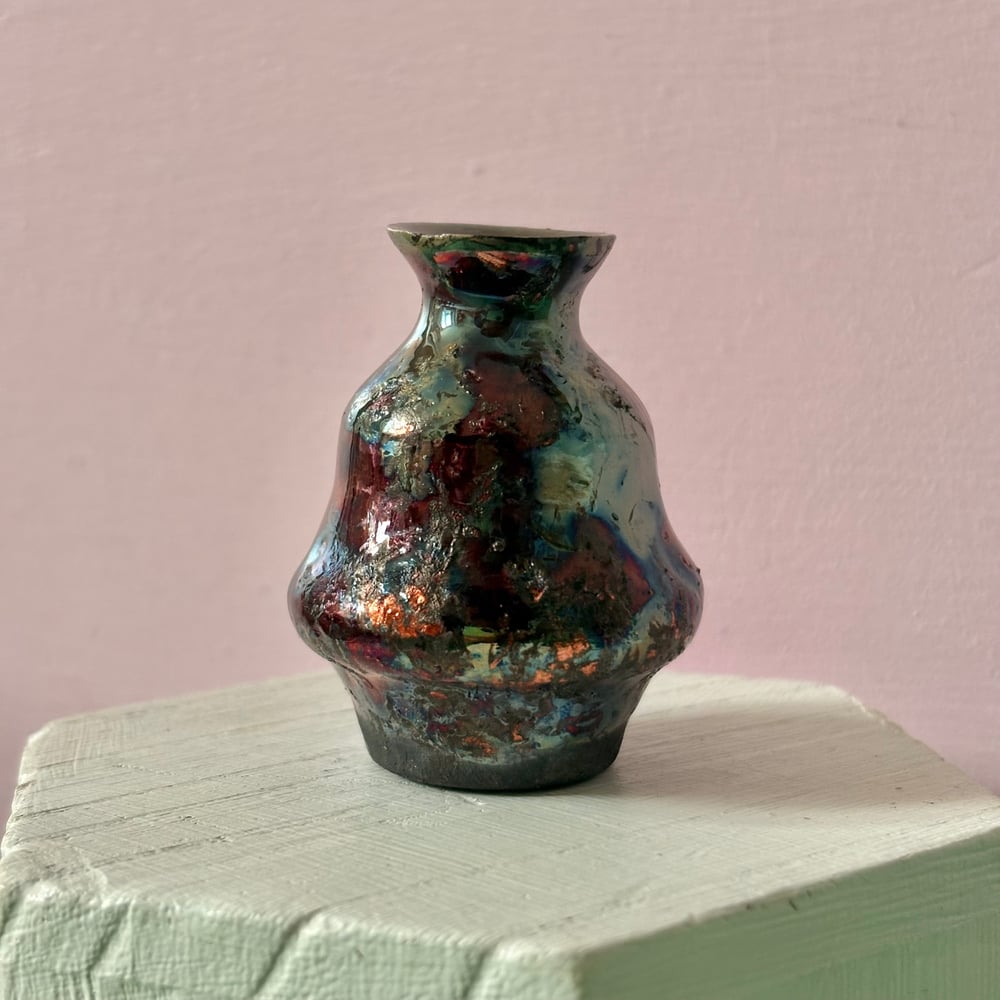 Image of Spectrum Raku Vase