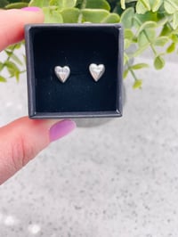 Image 2 of Double Heart studs