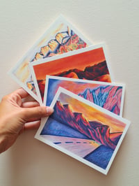 Image 1 of LOT DE 4 CARTES POSTALES - PAYSAGES