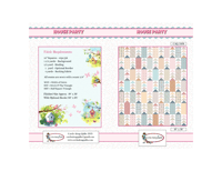 Image 6 of HOUSE PARTY Quilt Pattern 48" x 56"  by Carrie-Along-Quilts