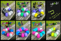 Image 1 of Giant human sized Kandi Braclets (multiple) 