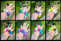 Image 2 of Giant human sized Kandi Braclets (multiple) 