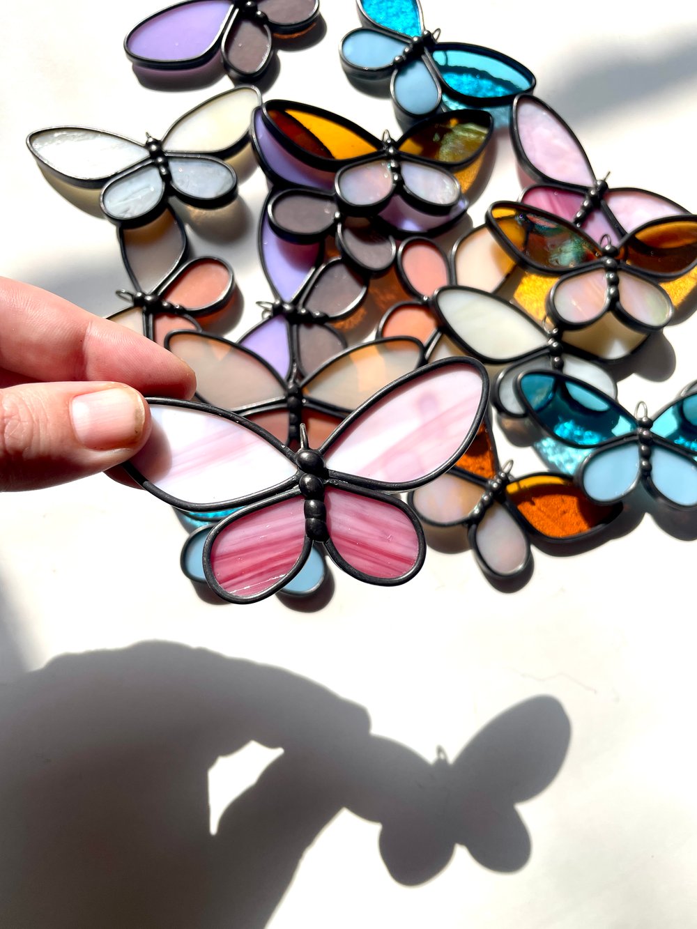 Image of Butterfly Mottled Pink