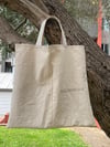 Repurposed Large Canvas Tote Bag