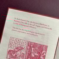 Image 2 of Saint Bartholomew: Patron Saint of Bookbinders