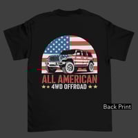 Image 1 of ALL AMERICAN JEEP TEE