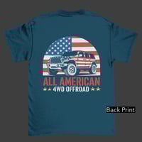 Image 3 of ALL AMERICAN JEEP TEE