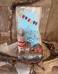 Image 3 of "Seagulls over the old lighthouse"