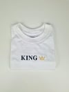 White Mens King Tee