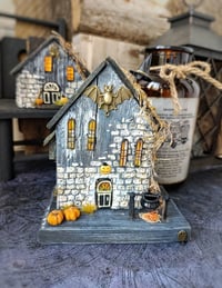 Image 2 of Wooden Halloween house for decorations