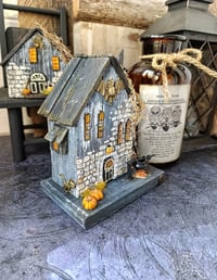 Image 3 of Wooden Halloween house for decorations