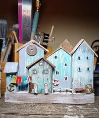 Image 2 of Wooden wall key holder Sea village