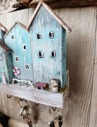 Image 3 of Wooden wall key holder Sea village