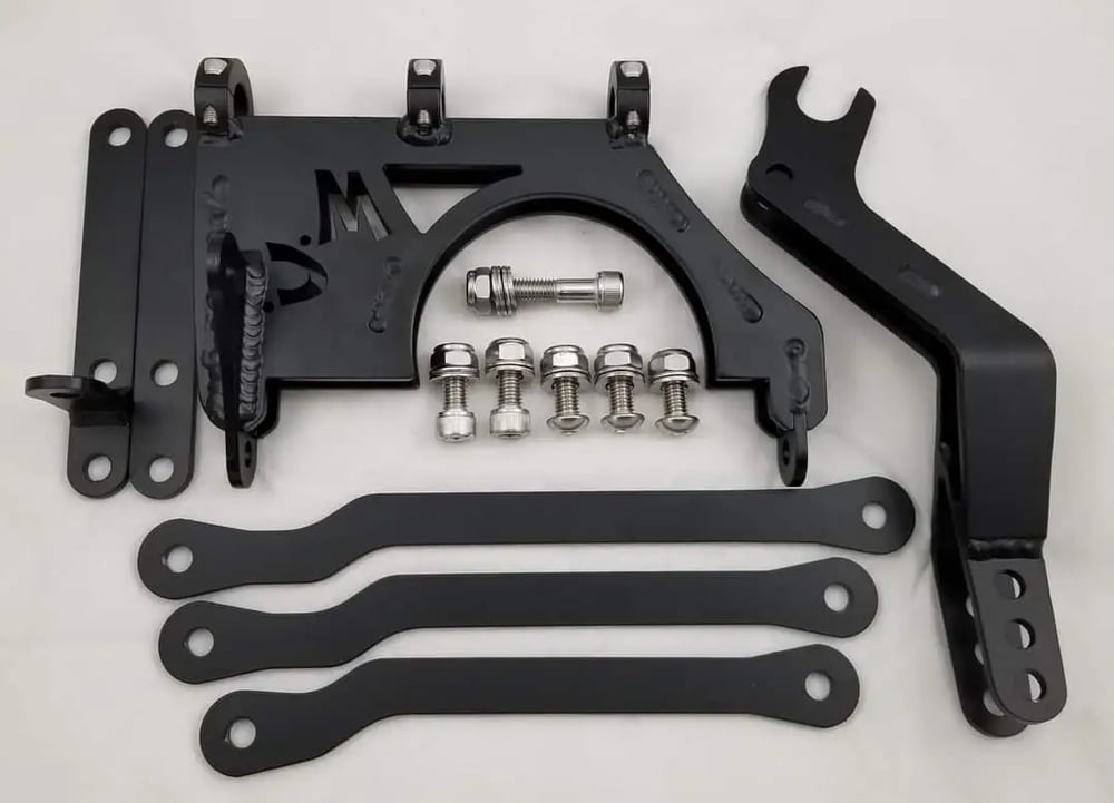 MOJO CUSTOMS: HONDA RUCKUS GET 49cc BOLT ON FATTY MOUNT (8 inch offset)