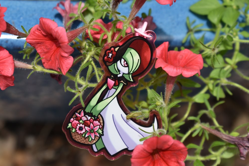 Fashionable-Style Gardevoir Acrylic Keychain