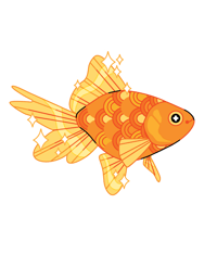 Image 2 of Goldfish Holographic Sticker