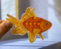 Image 1 of Goldfish Holographic Sticker