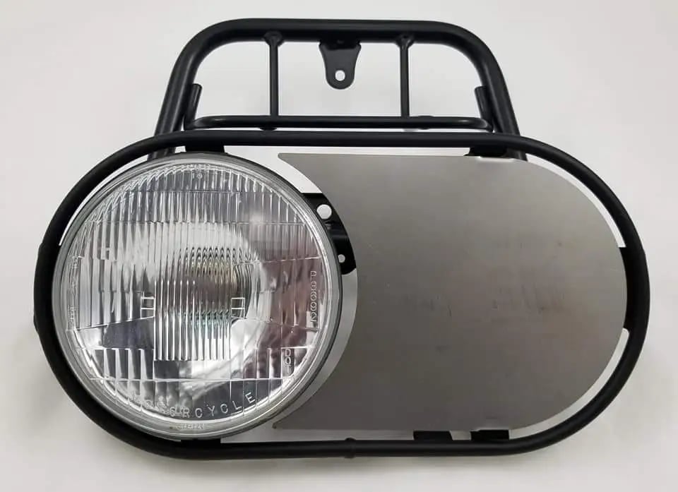 Ruckus Headlight Number Plate