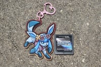Image 2 of Beach-Style Glaceon Acrylic Keychain