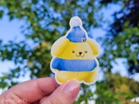 Winter Pompompurin Sticker