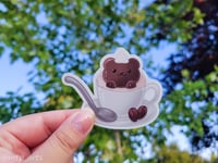 Coffee Bear Sticker